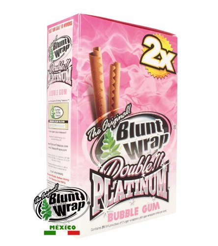 Blunt Wrap Double Platinum Bubble Gum