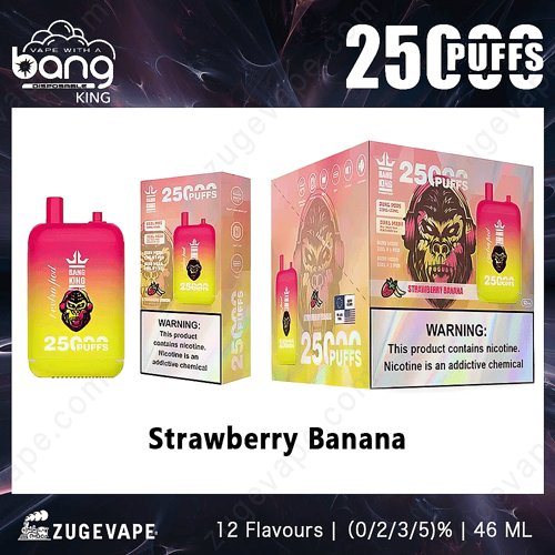 Vape Bang 20mil Puffs Pine Apple Strawberry Banana