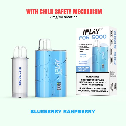Iplay Blueberry Rasp 4mil