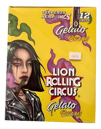 Conos Lion Rolling Circus Gelato Berry