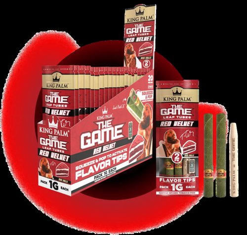 KING PALM RED VELVET